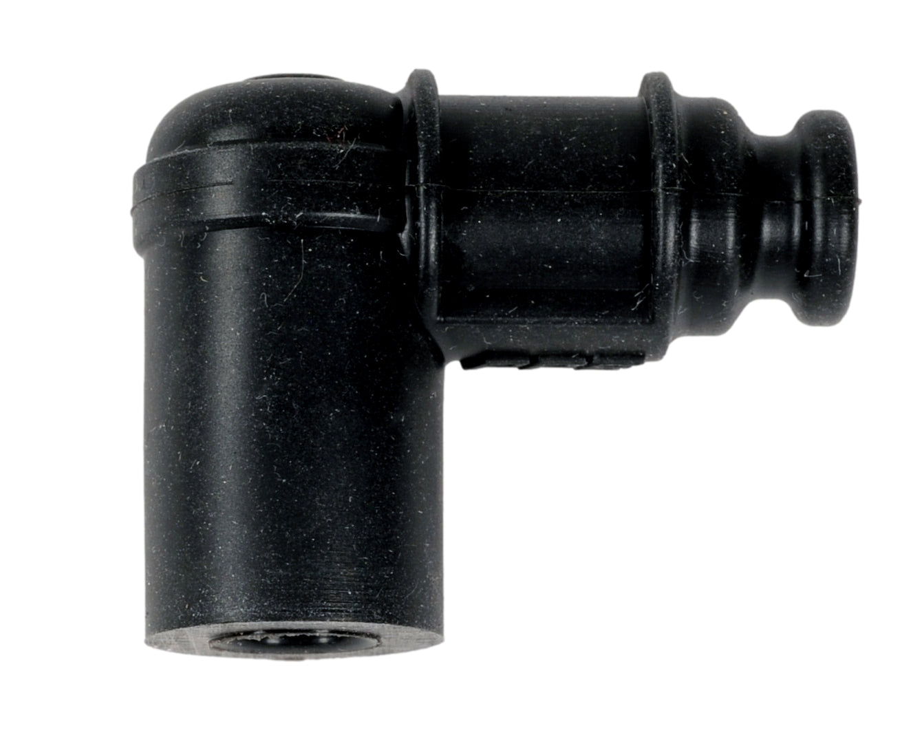 Polaris 4013156 Snowmobile Spark Plug Resistor Boot, 5Kohm, 90 Degree for 7mm cable, Black